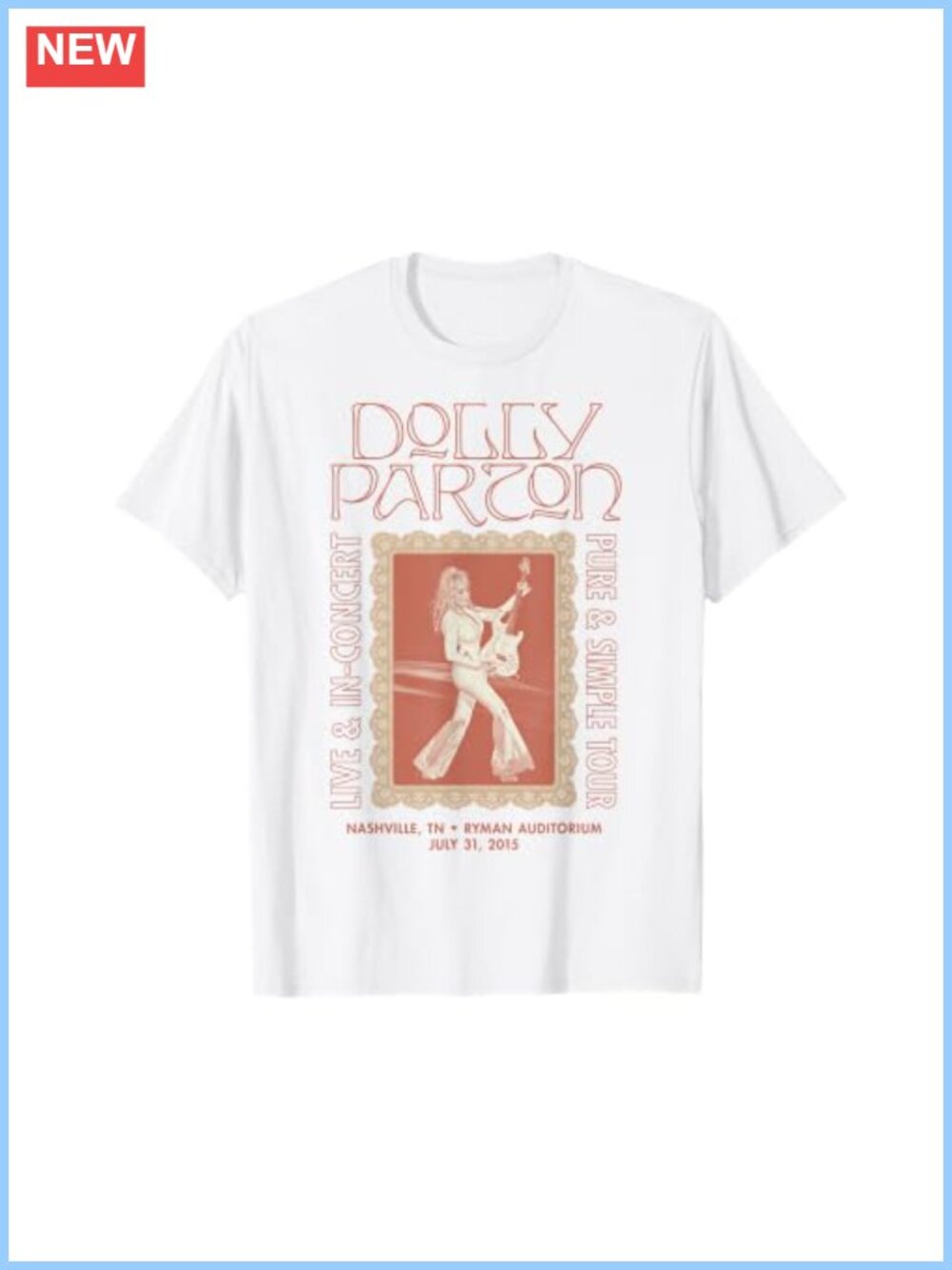 Dolly Parton Live & In-Concert Pure & Simple Tour Nashville T-Shirt